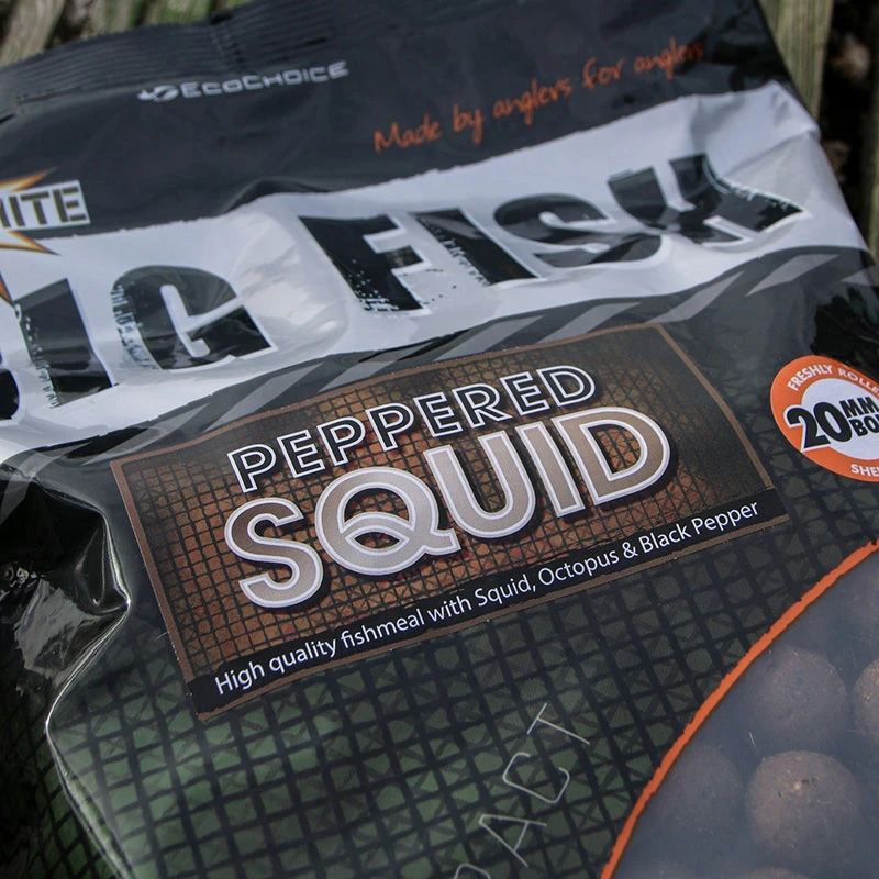 Dynamite Baits Peppered Squid Boilies 15mm